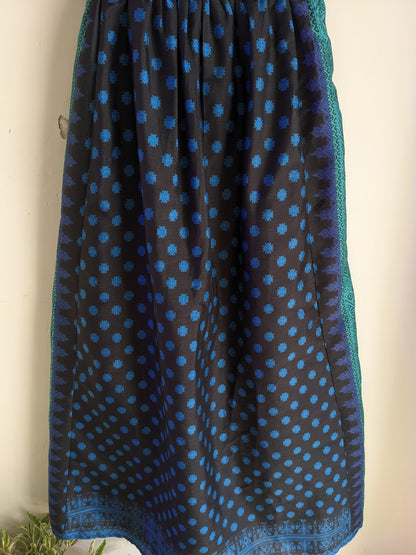 Ritu Kumar Maharaja Pop Turquoise Printed Long  Dress