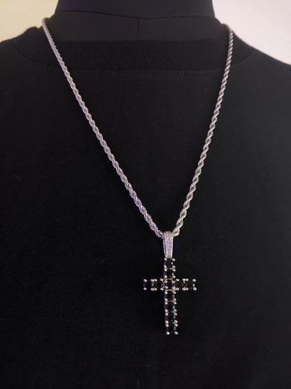 Cross neckpiece with Alloy Chain (2 colors)