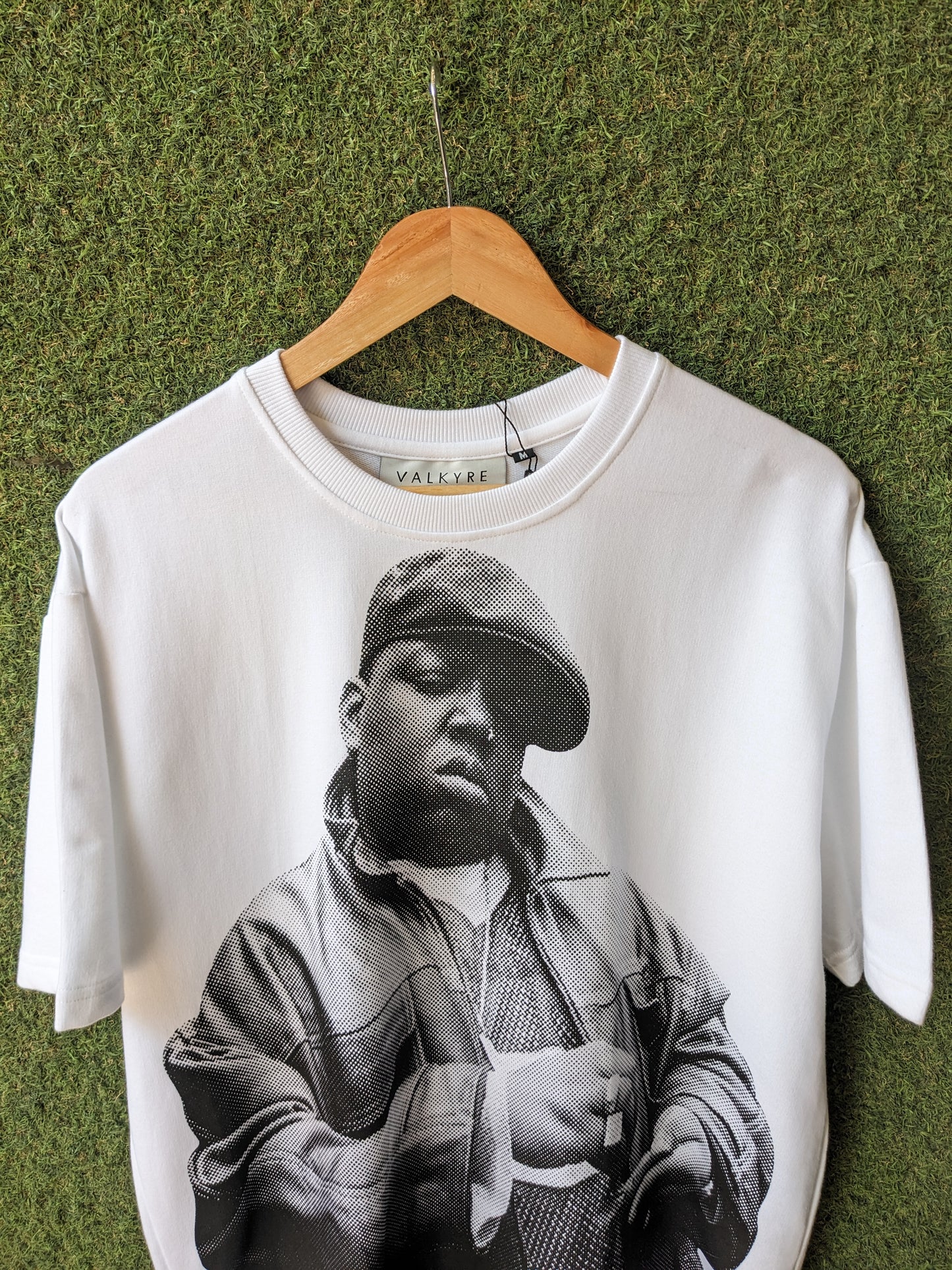 NOTORIOUS BIG TRIBUTE HALFTONE VALKYRE T-SHIRT (White)