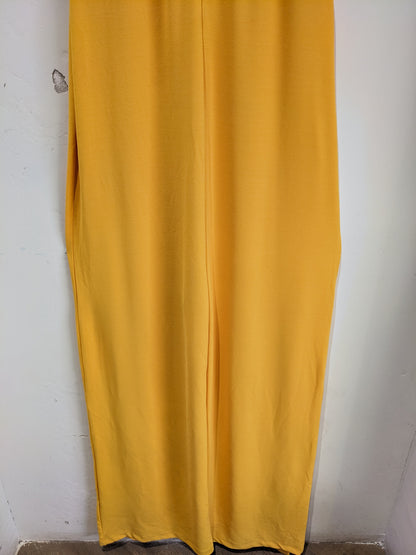 Zara Yellow Halter Jumpsuit