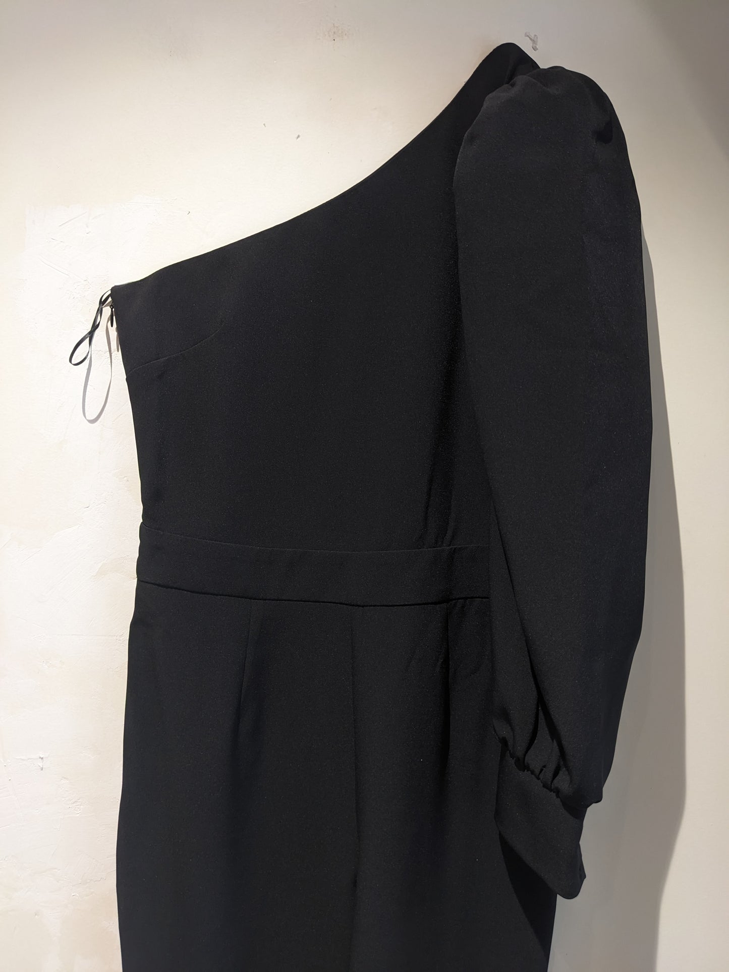Zara Black One Shoulder Jumpsuit