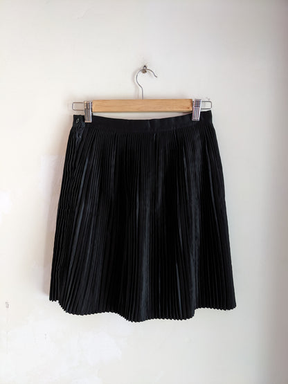 Madison Black Pleated Skirt