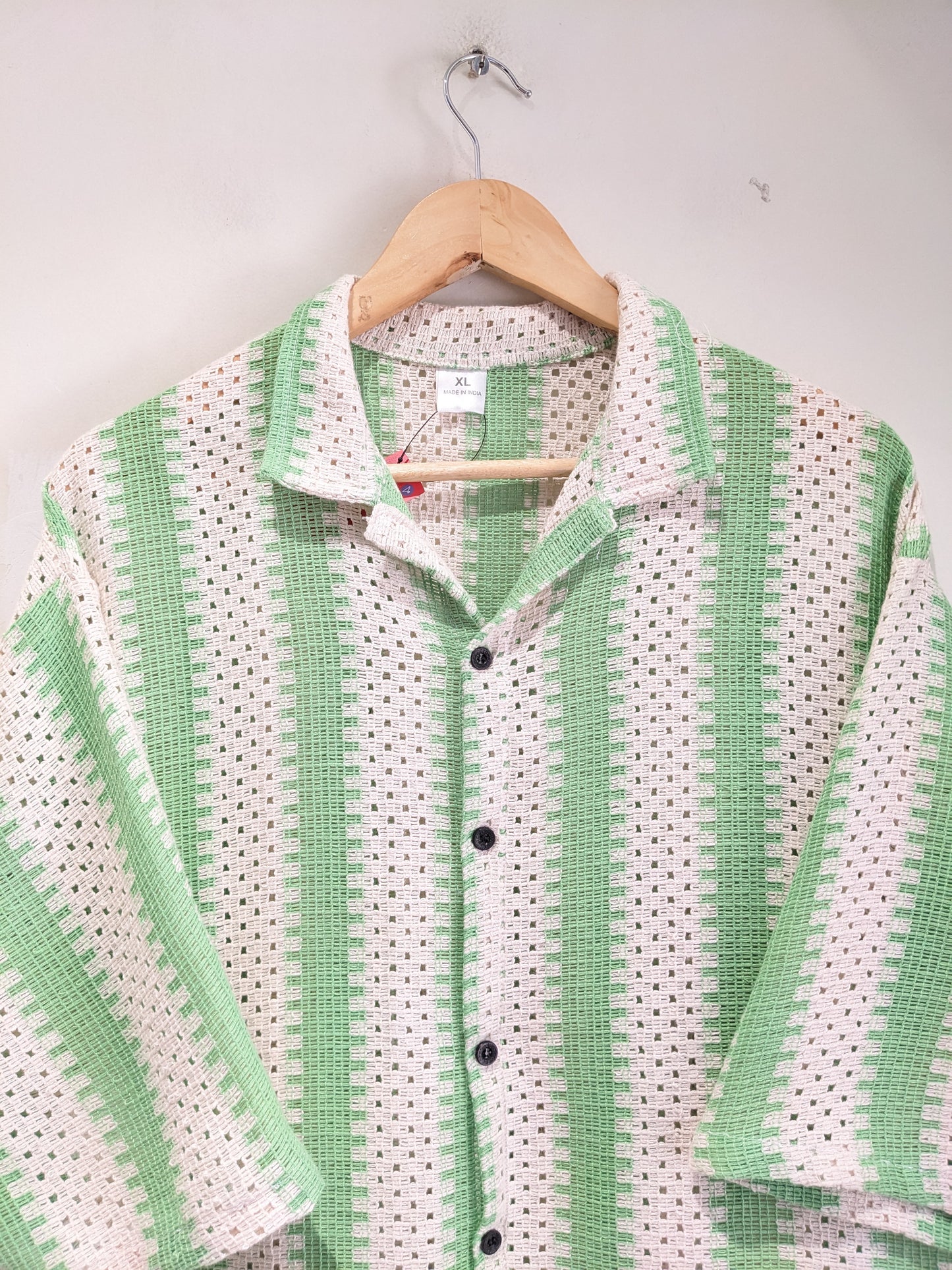 Cucumber Martini Crochet Shirt