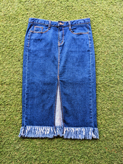 Jenifer Blue Denim Skirt