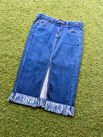 Jenifer Blue Denim Skirt