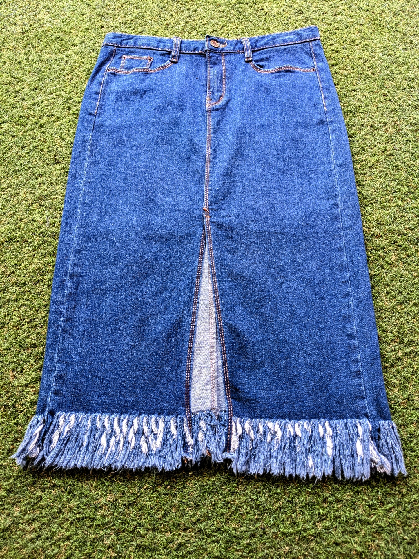 Jenifer Blue Denim Skirt