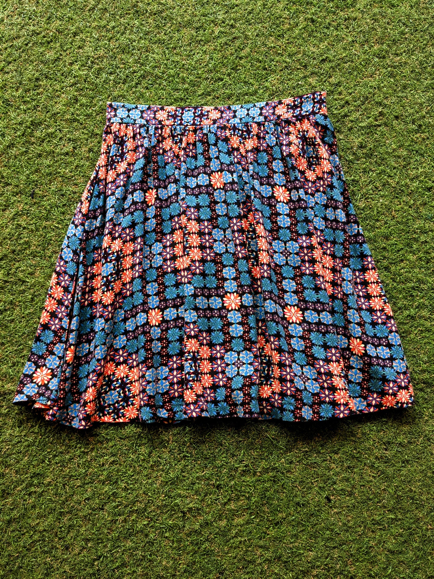 Topshop Printed Mini Skirt