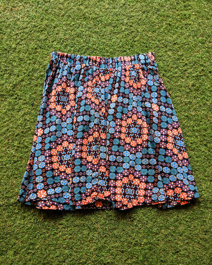Topshop Printed Mini Skirt