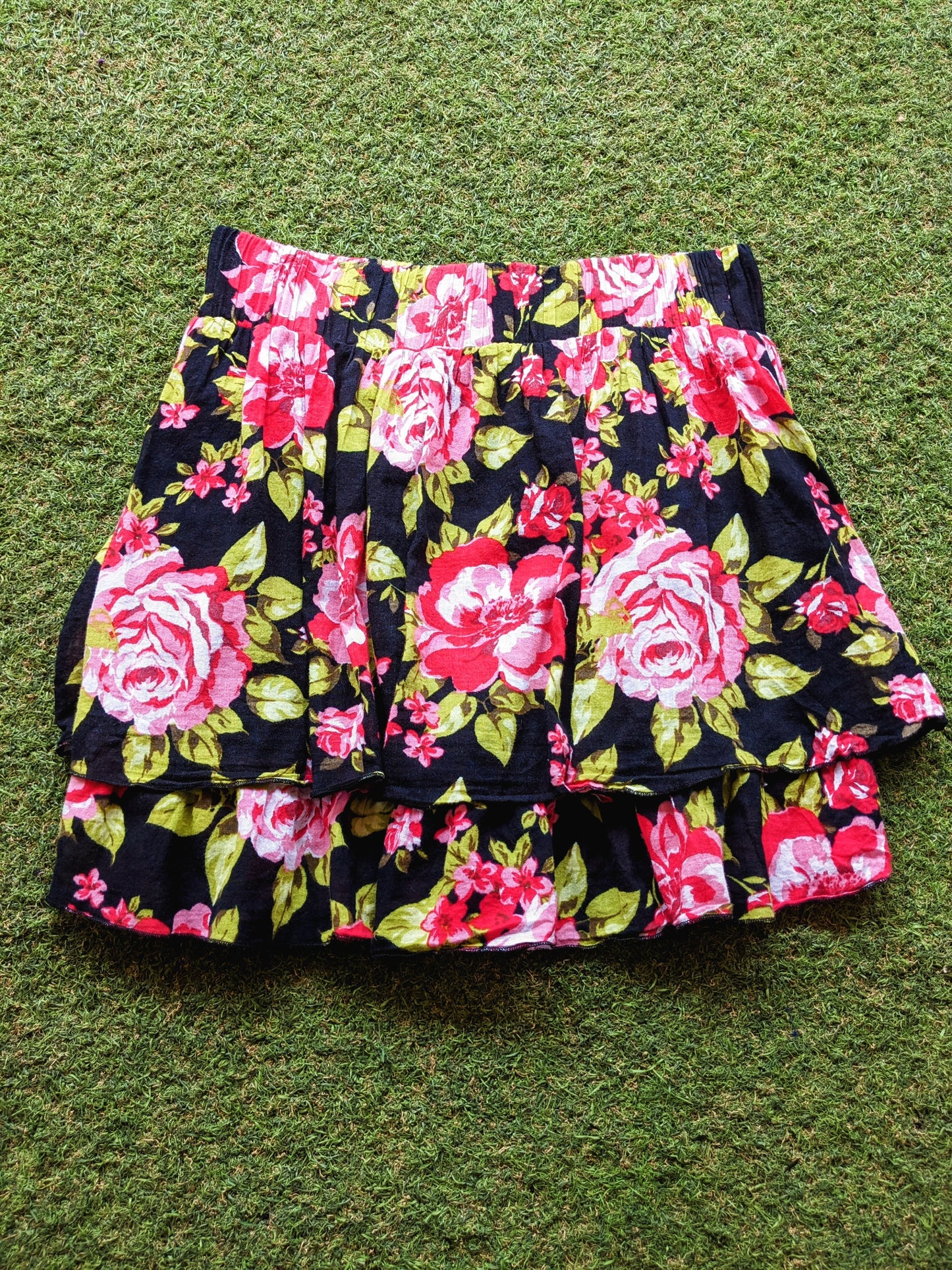 Xhilaration Floral Print Skirt With Pocket