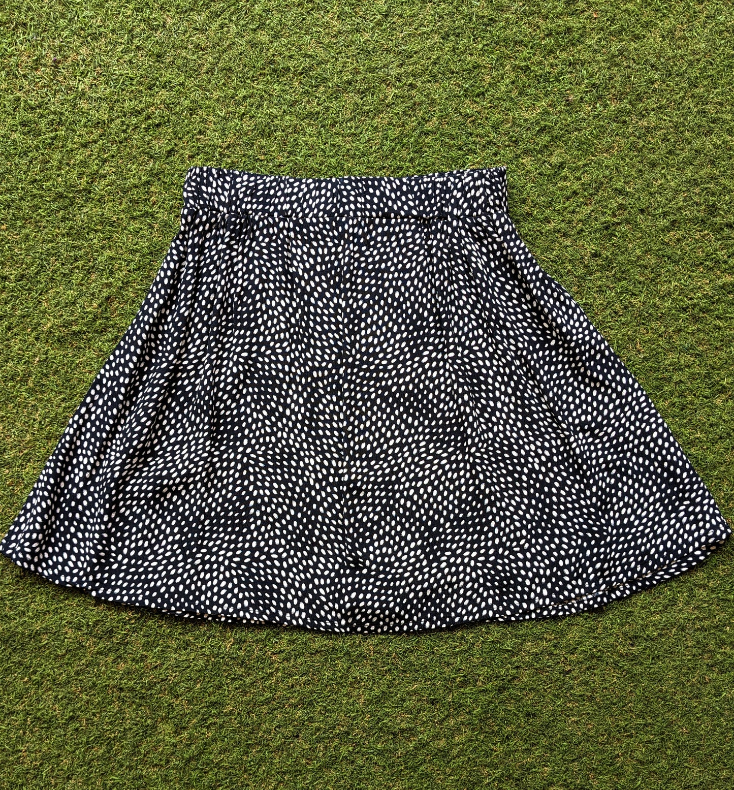 Anko Polka Dot Navy Blue Skirt