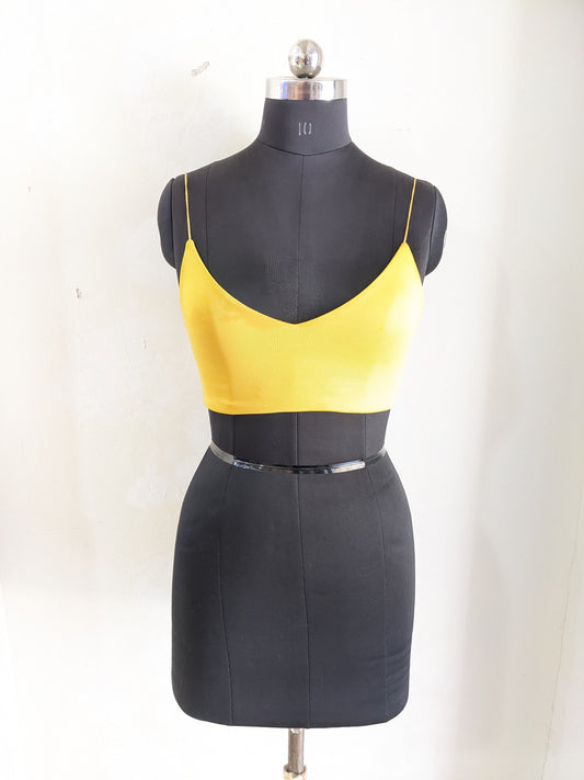 Zara Yellow Croptop