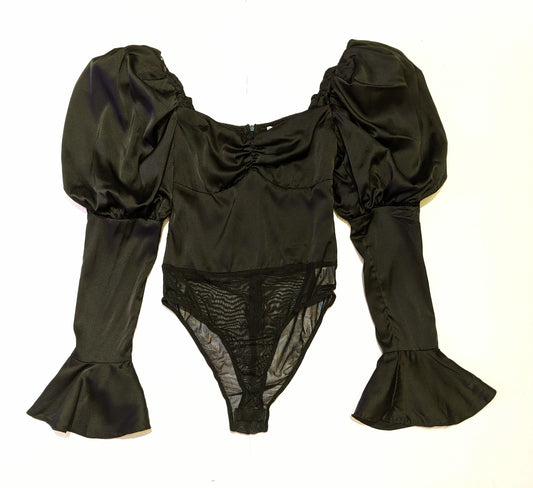 Shareen Collection Black Bodysuit