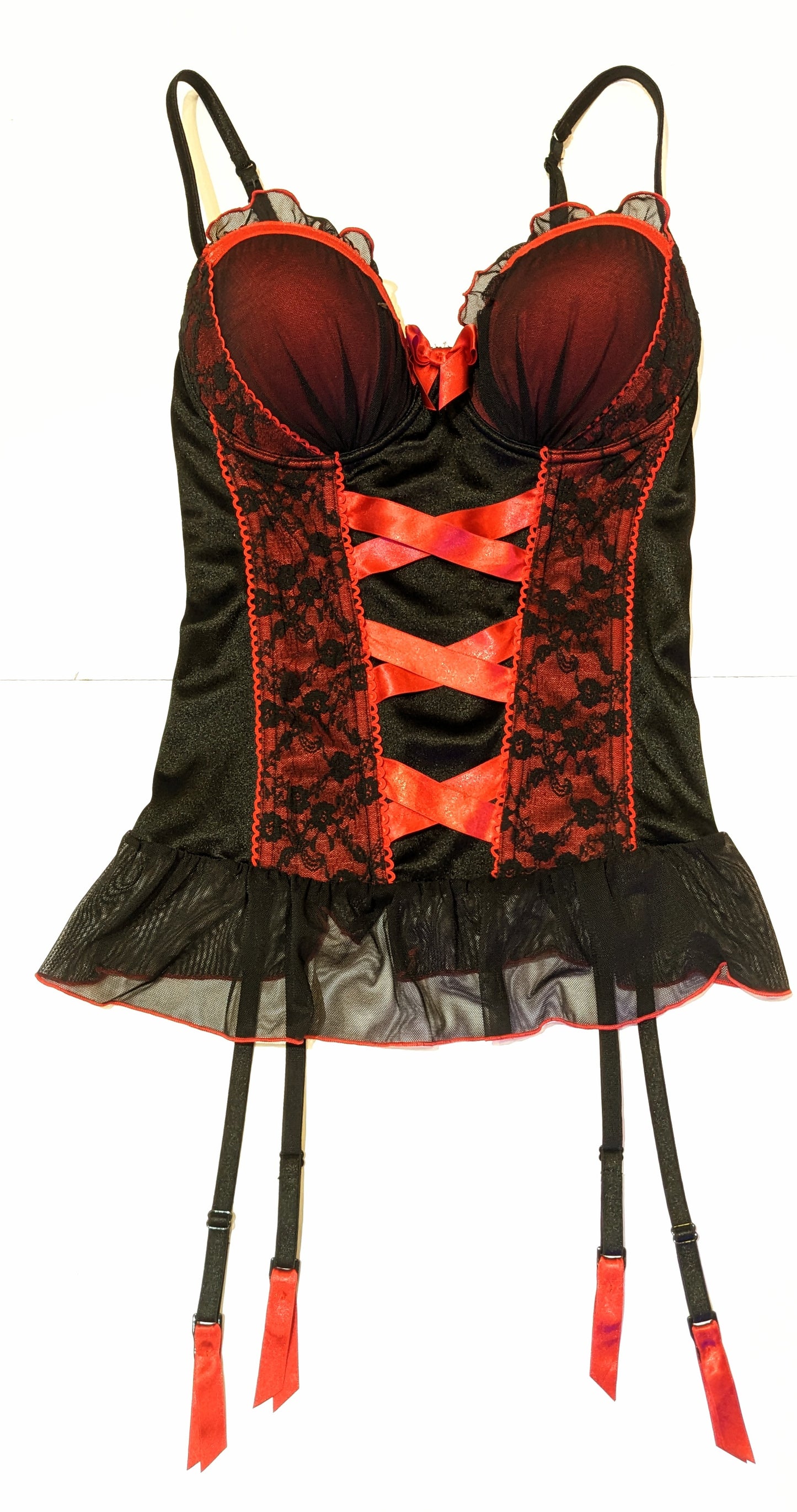 Hanky Panky Black & Red Corset