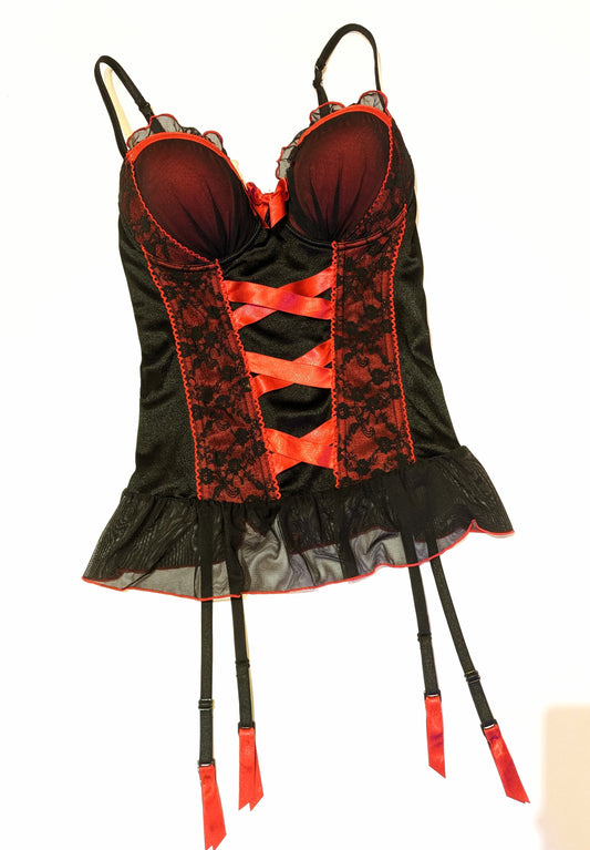 Hanky Panky Black & Red Corset