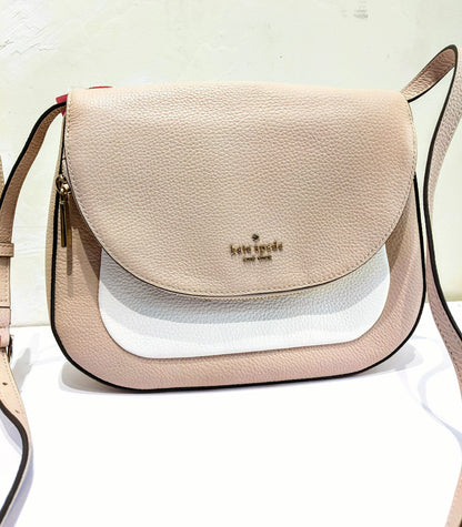 Kate Spade New York Leila Warm Beige Crossbody Bag