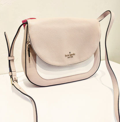 Kate Spade New York Leila Warm Beige Crossbody Bag