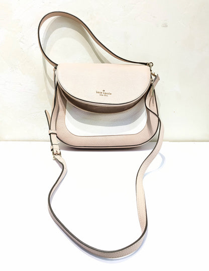 Kate Spade New York Leila Warm Beige Crossbody Bag