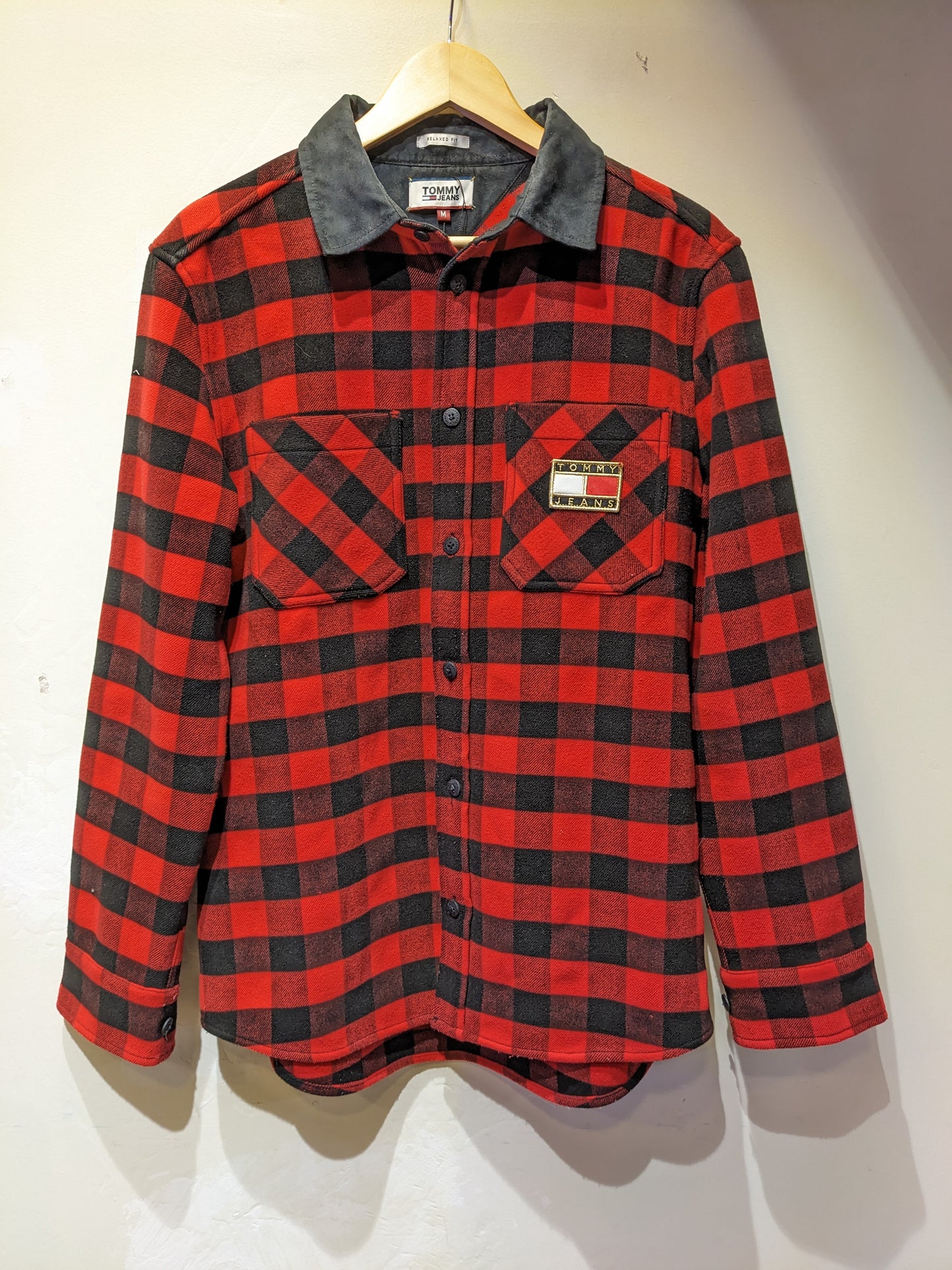 Tommy Hilfiger Red & Black Checked Shirt