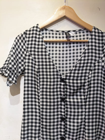 H&M Divided Checked Dress