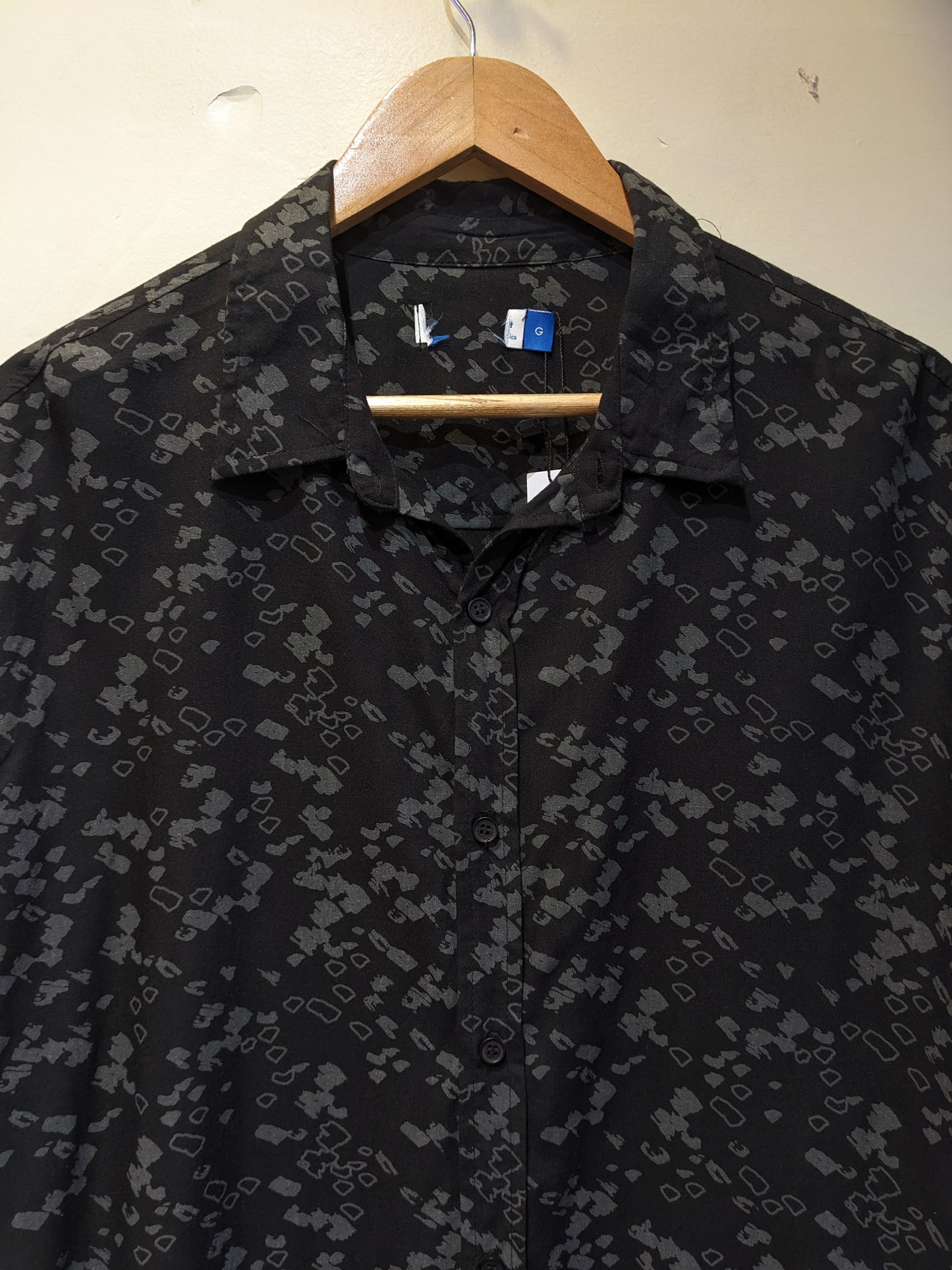 Black Printed Shirt