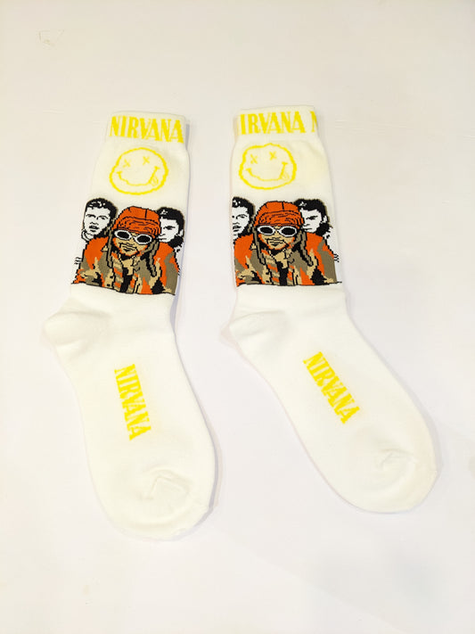 White Nirvana Socks