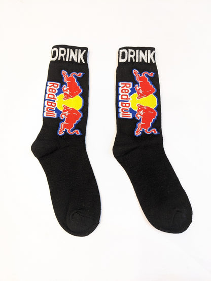 Black Red Bull Socks