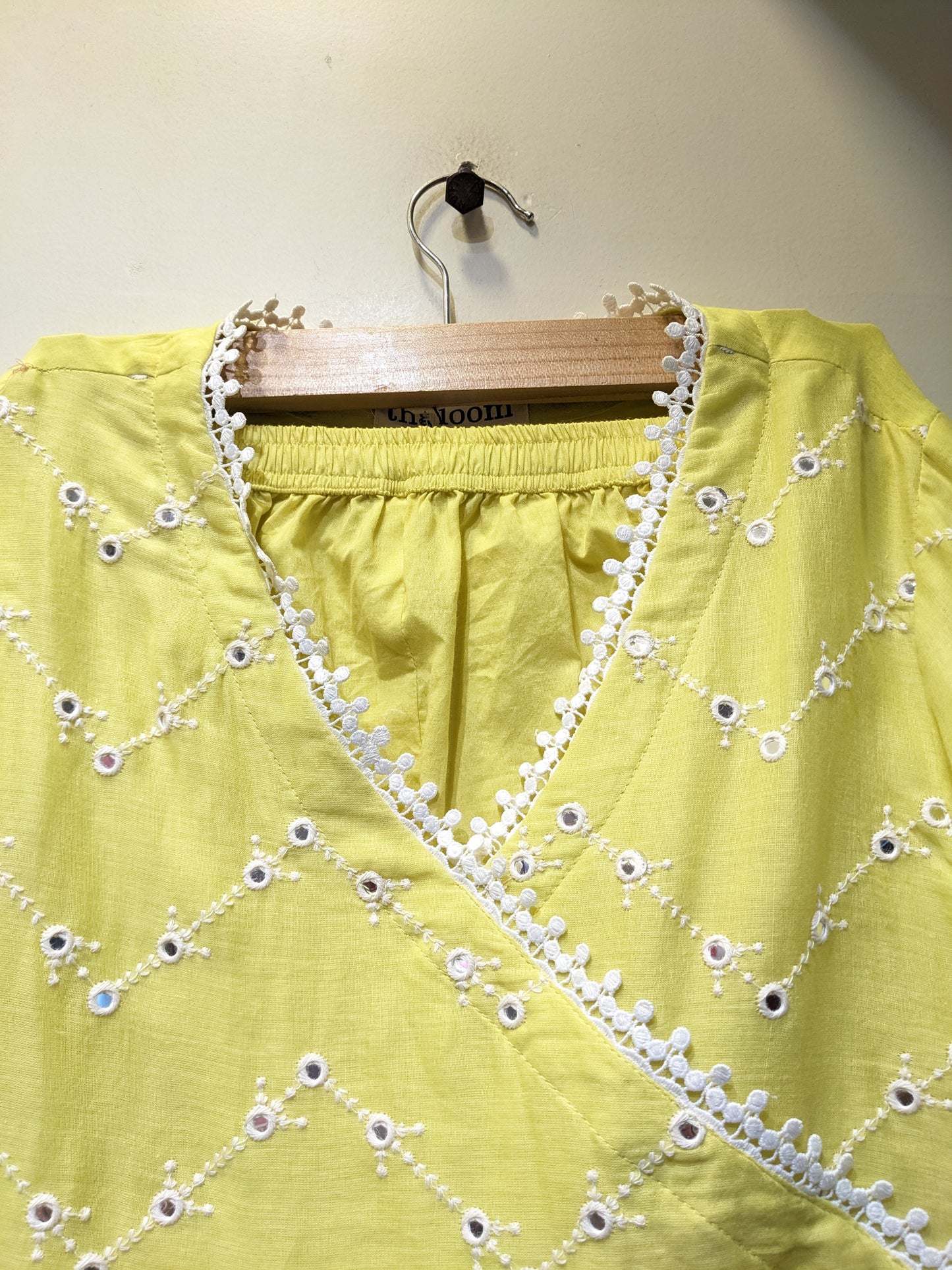 The Loom Lime Yellow Kurta 3 Set