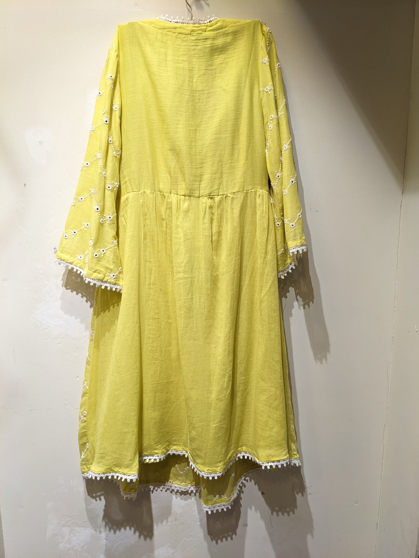 The Loom Lime Yellow Kurta 3 Set