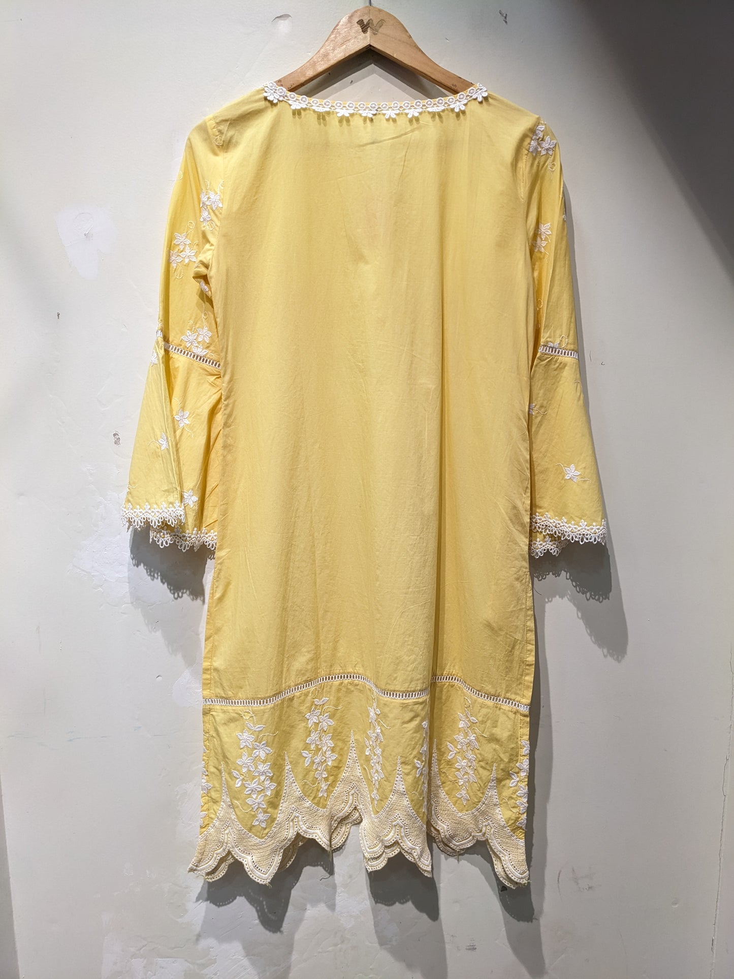 Mulmul Yellow Floral Dress Set of 2