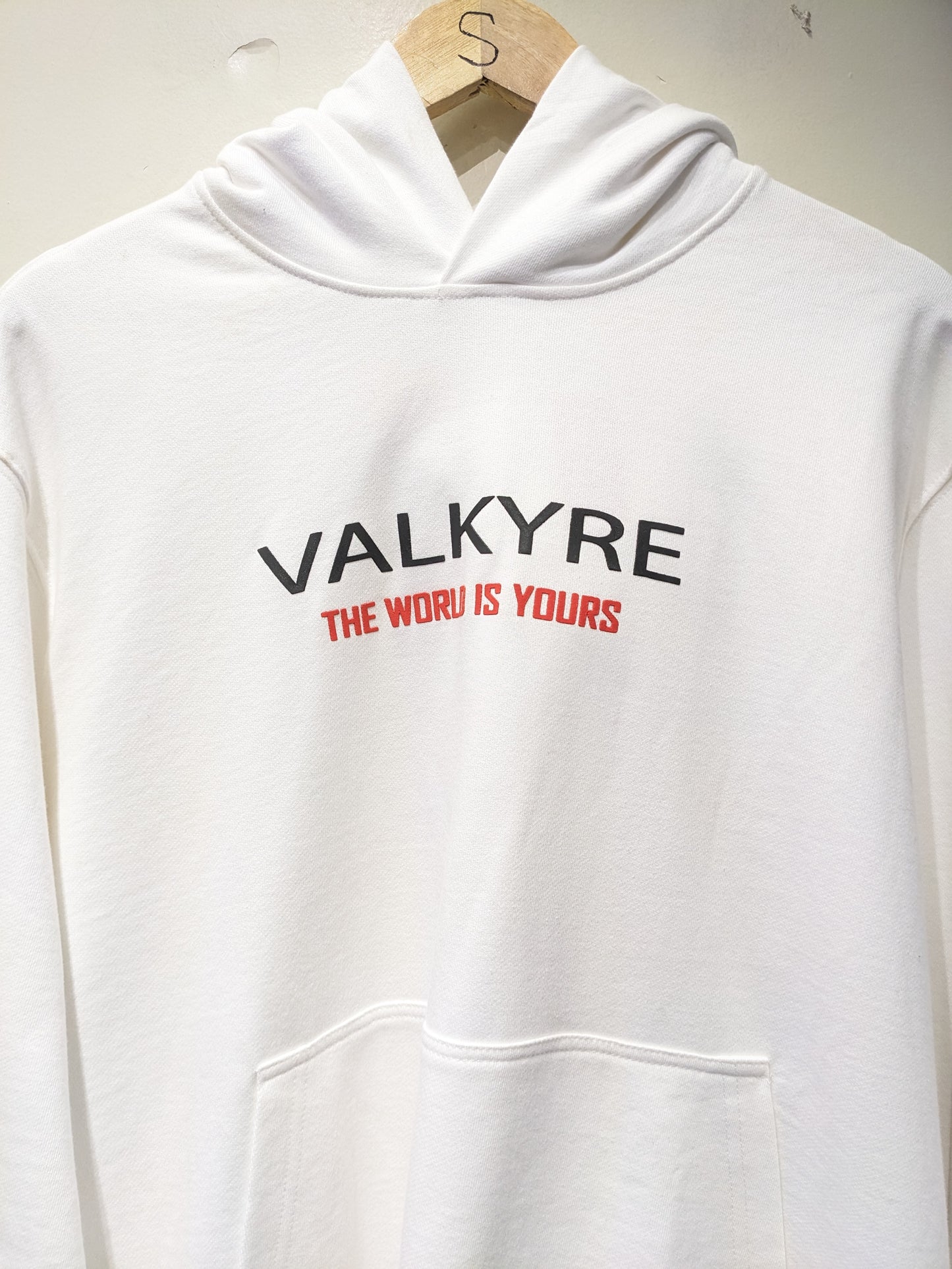 Valkyre The World Is Yours White Hoodie