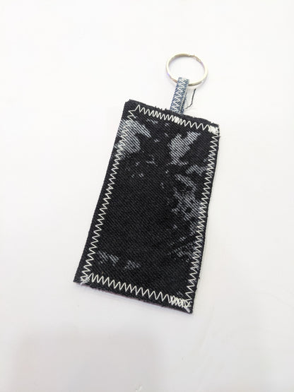 Upcycled Denim Keychain