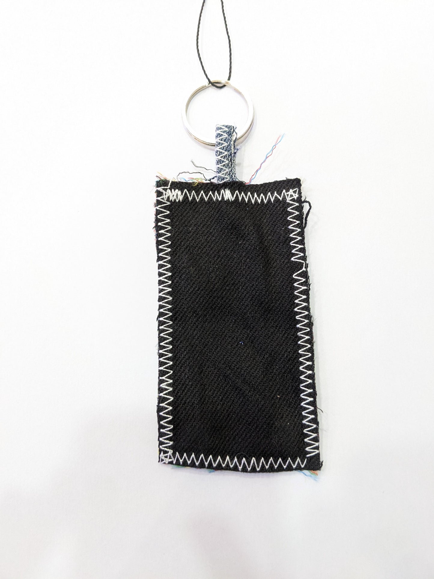 Upcycled Denim Keychain