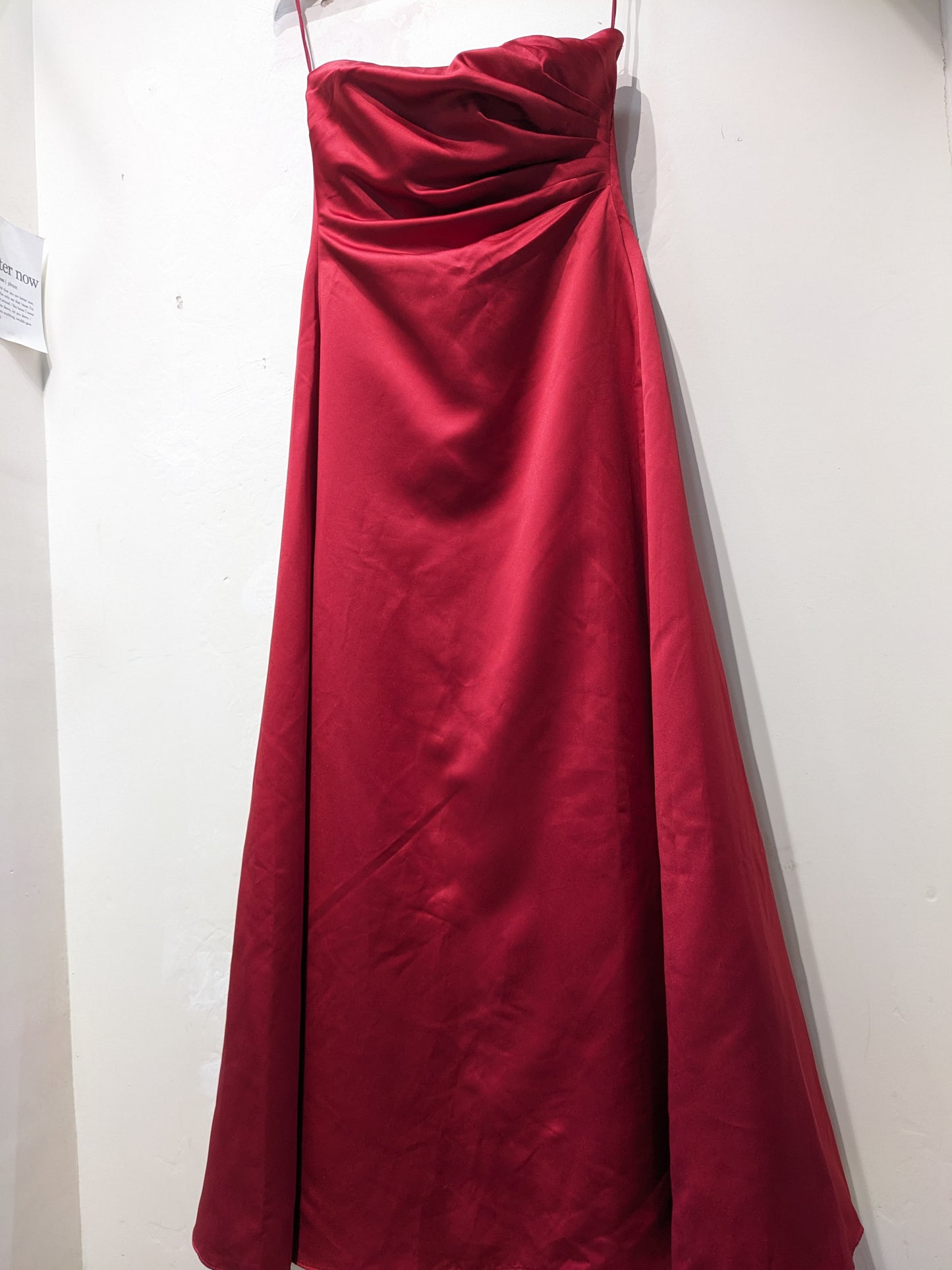 Jessica Red Tube Custom Gown