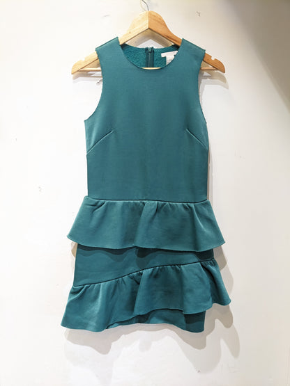 H&M Green Tiered Dress