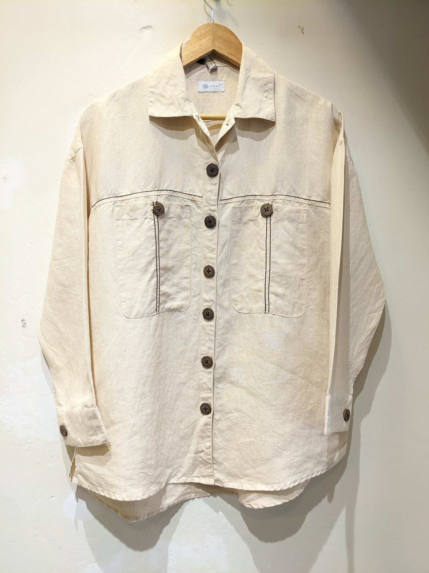 Label Linen Shirt