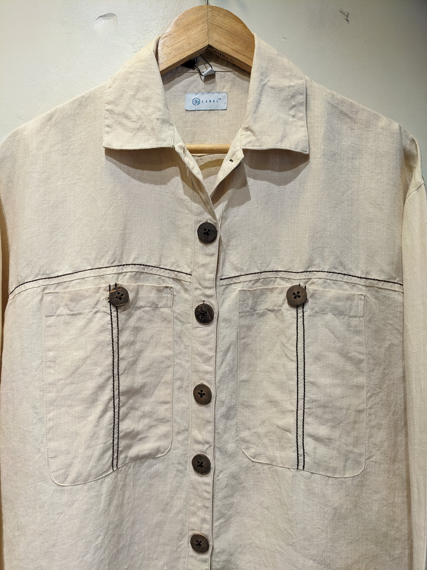 Label Linen Shirt