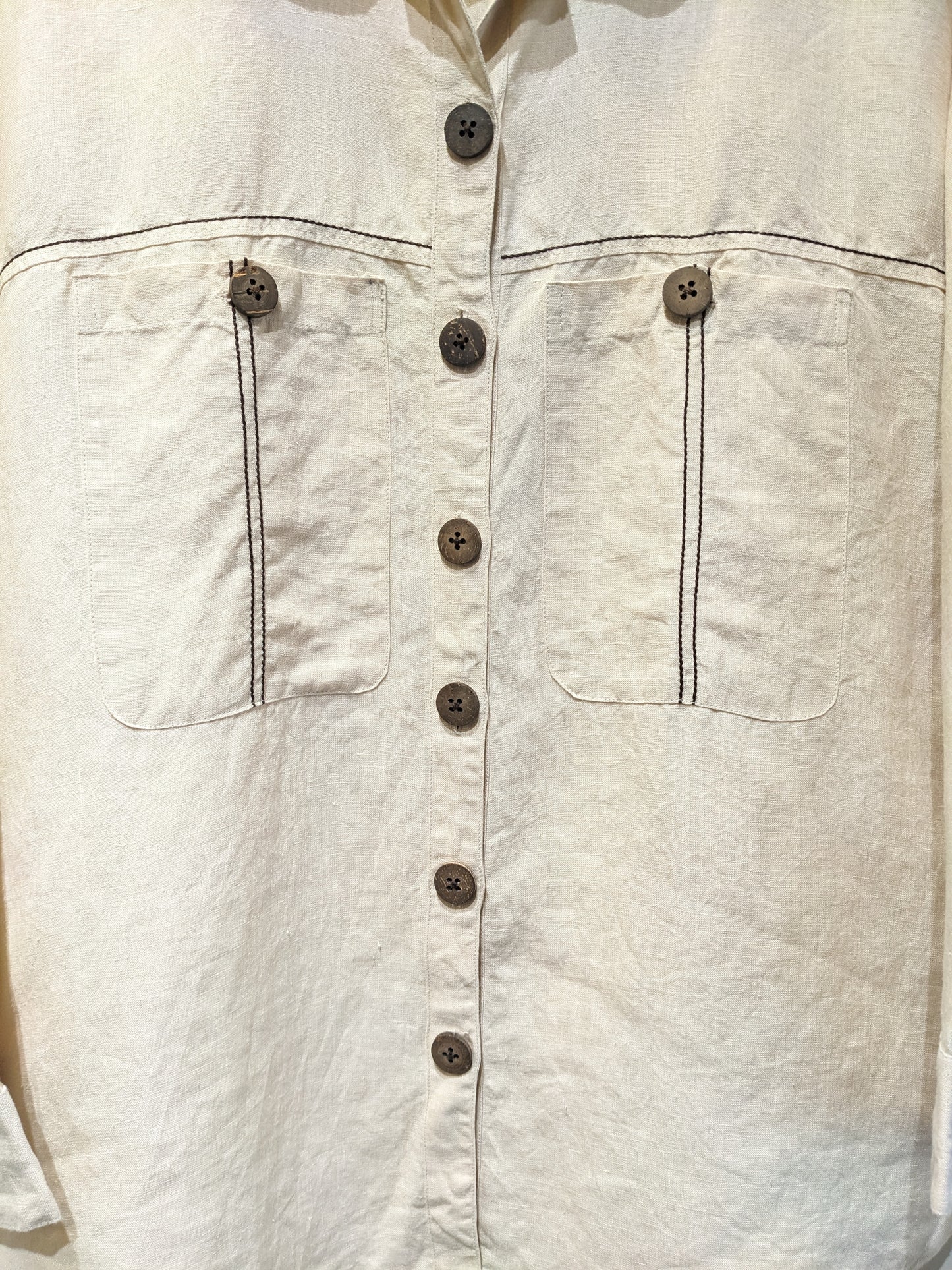 Label Linen Shirt