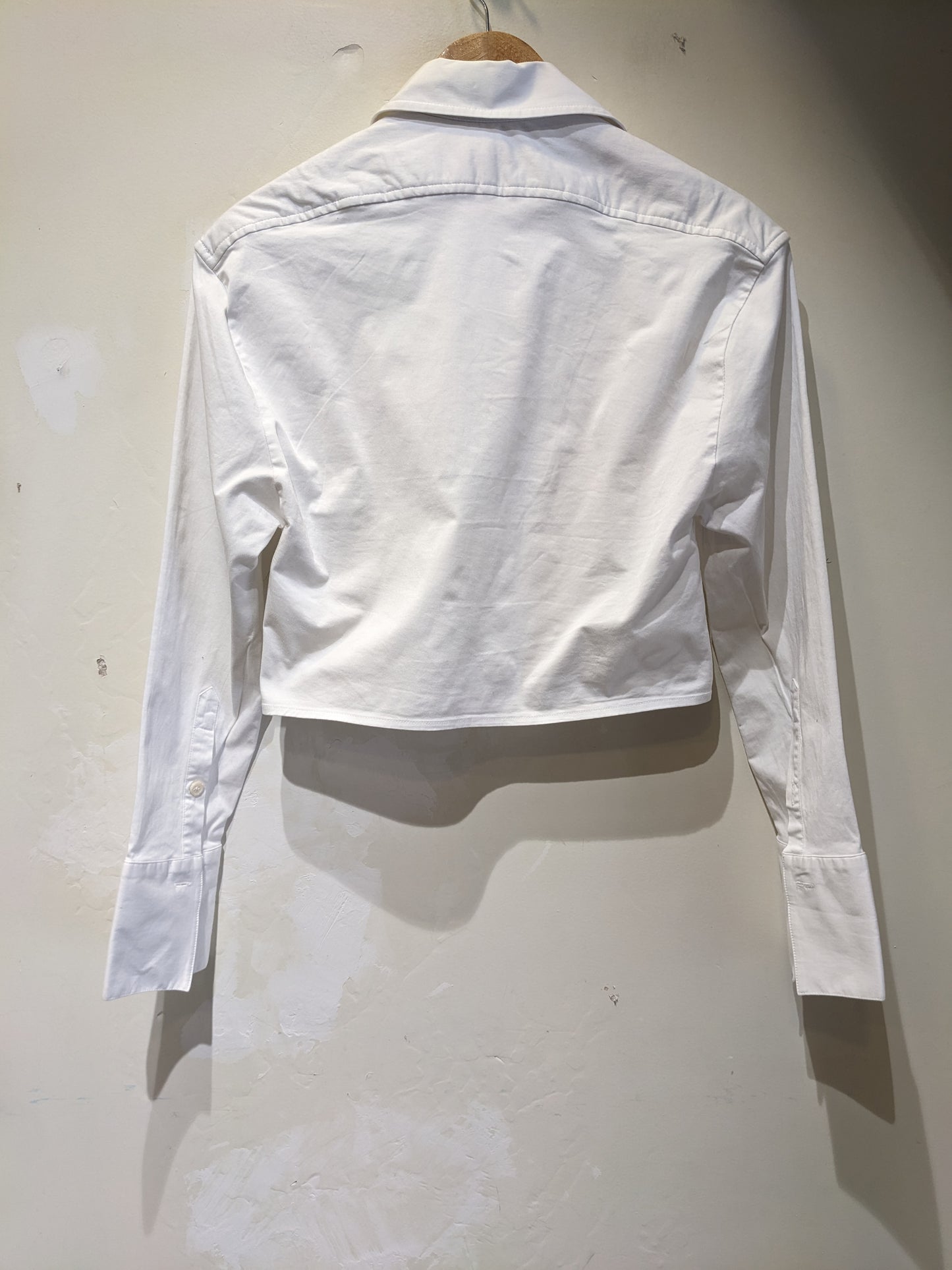 Zara Basic White Blazer Shirt