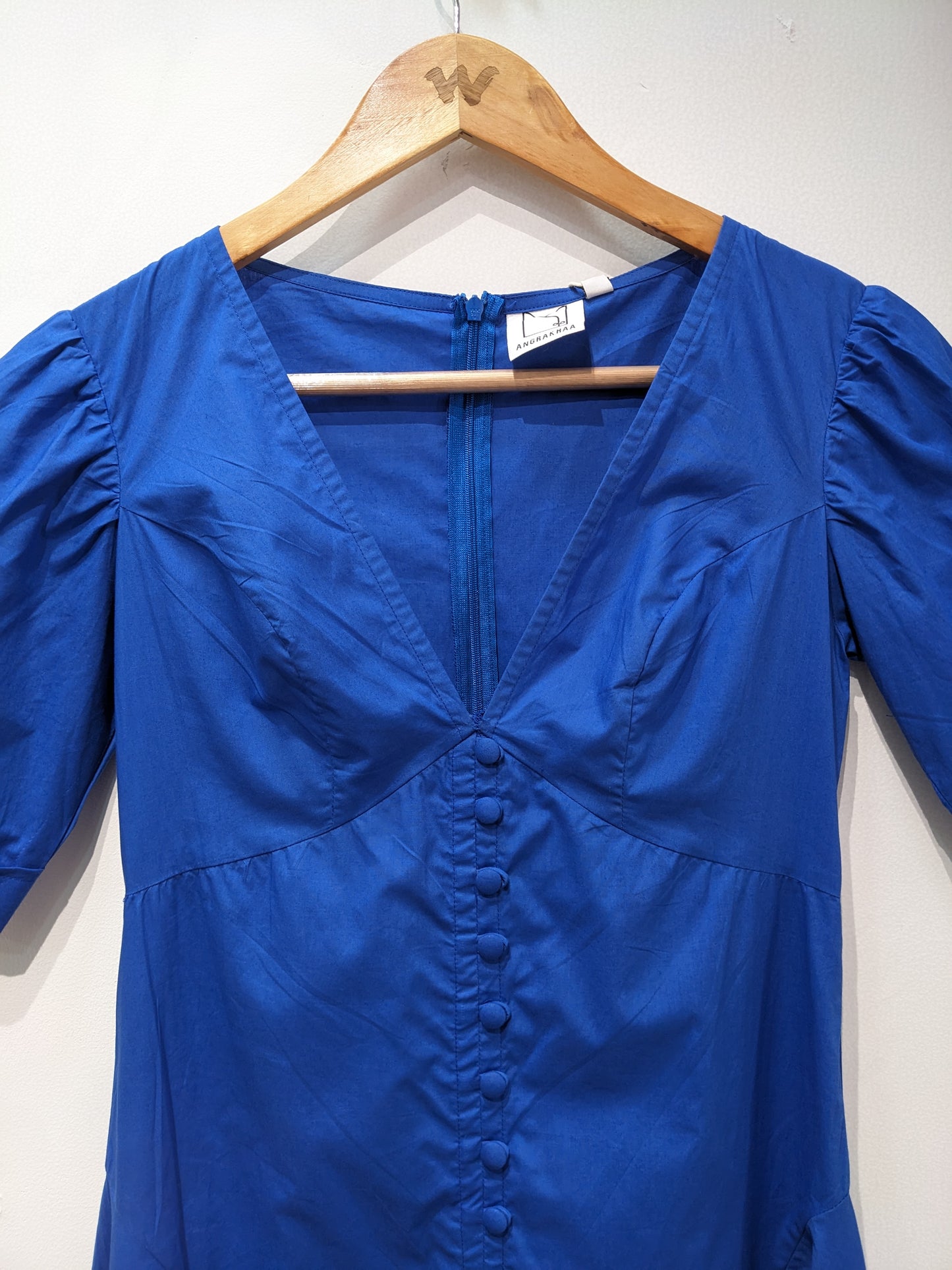 Angrakha Blue Dress