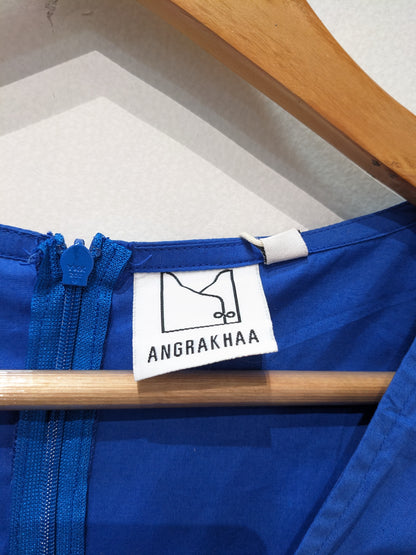 Angrakha Blue Dress