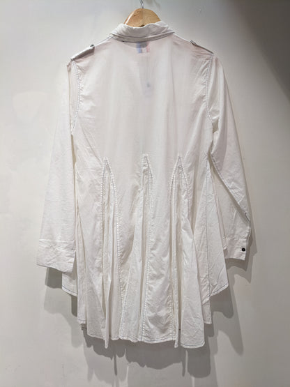 Usha Silai White Shirt Dress