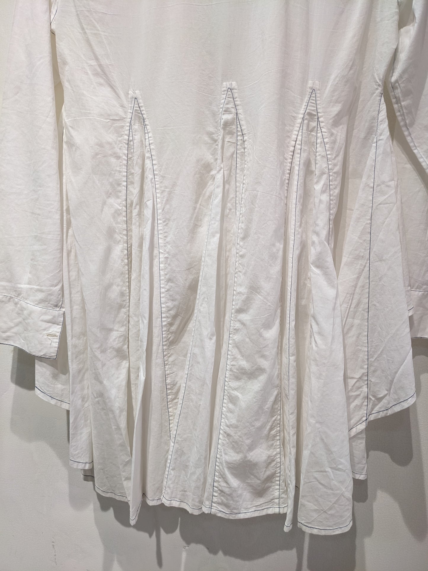 Usha Silai White Shirt Dress