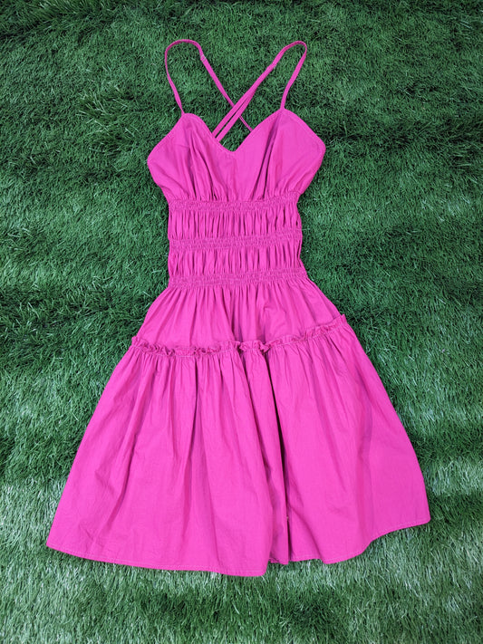 Angrakha Pink Strappy Dress