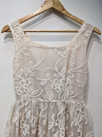 Madison White Lace Dress