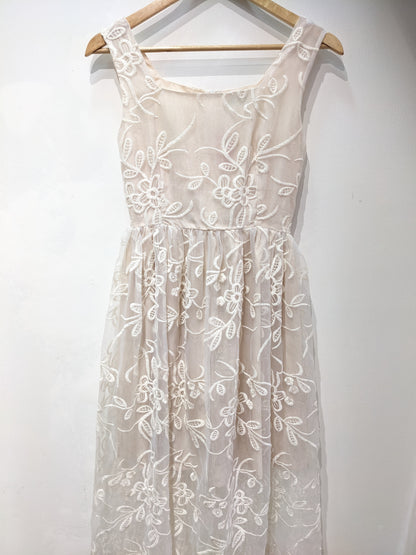 Madison White Lace Dress