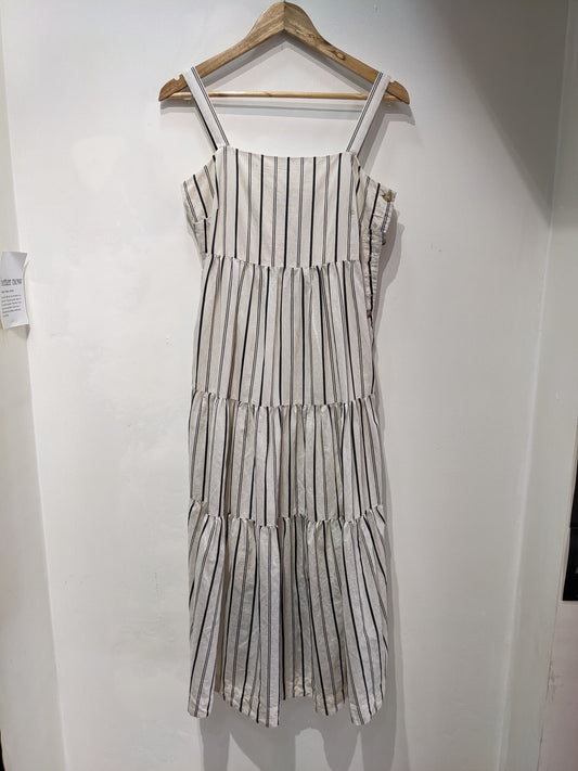 Autograph Cotton Striped Dress