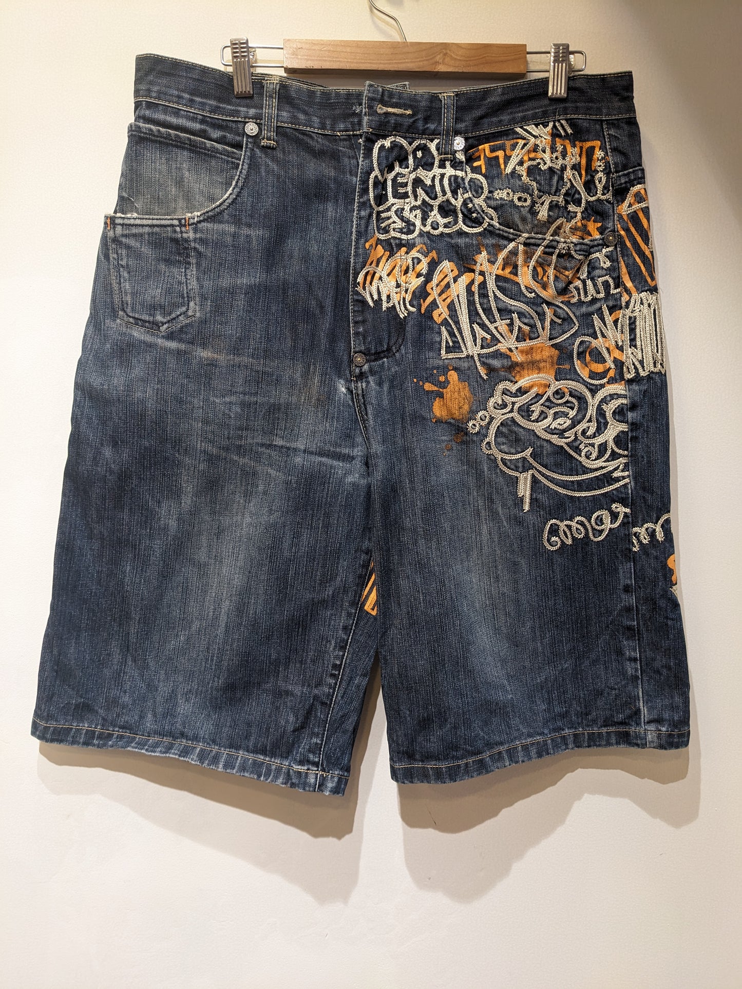 Mass Denim Five Stars Y2k Jorts