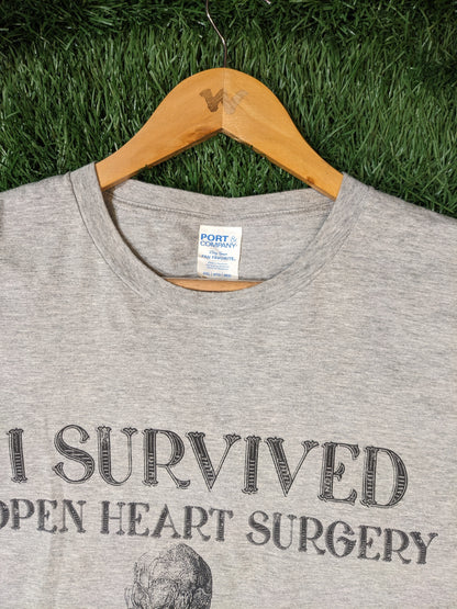 i survived open heart surgery vintage tee