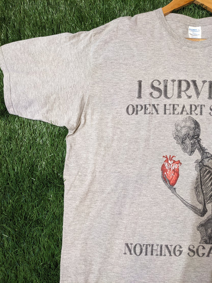 i survived open heart surgery vintage tee