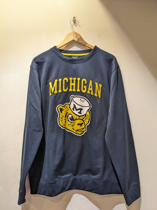 Vintage Michigan university sweatshirts  blue